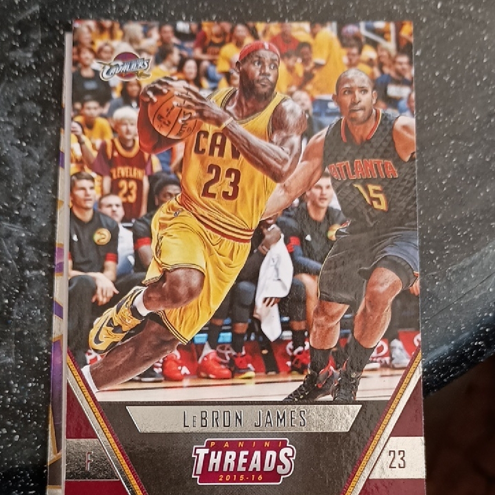 Panini Threads LeBron James Basketball Card